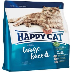 تصویر غذای خشک گربه هپی کت مدل large breed کد 120 وزن 10 کیلوگرم 