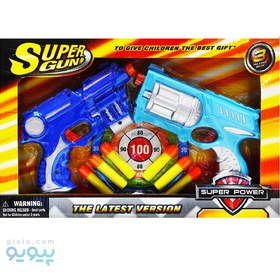تصویر تفنگ بادی اسباب بازی super gun 