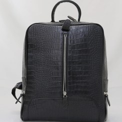 تصویر كوله پشتى چرمی وسط زیپ کد 190 