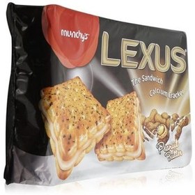 تصویر بیسکویت کرمدار بادام زمینی لکسوس مانچیز 225 گرم Munchy’s Lexus Sandwich Peanut Butter Cracker