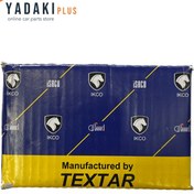 تصویر لنت جلو ال90 تکستار- ال 90، ساندرو و لیفان۵۲۰ TEXTAR Brake Pads 1620103407-00065192 Renault Tondar90 & Logan 90 For ISACO