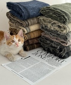 تصویر شال نخی کنفی سروین-مدل5643 