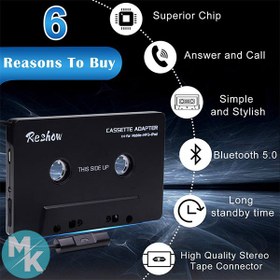 تصویر آداپتور کاست برند Reshow مدل Cassette 1 