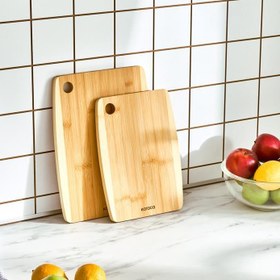 تصویر تخته برش کاراجا مدل Delphin مجموعه 2 عددی Karaca Delphin Bamboo 2-Piece Pro Cutting Board