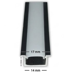 تصویر پروفیل قاب لاینر توکار (تک لاین) کد 69 – ایران هیت سینک 