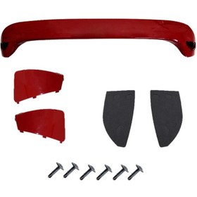 تصویر باله عقب تیبا ۲ کوییک رنگ شده قرمز 