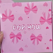 تصویر جعبه کیبوردی طرح پاپیون _ سایز 10*10*2.5 