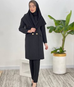 تصویر ست مانتو شلوار دیپلمات 