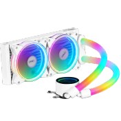 تصویر خنک کننده پردازنده فاطر مدل FW-240R2W1 White Fater FW-240R2W1 CPU Water Cooler