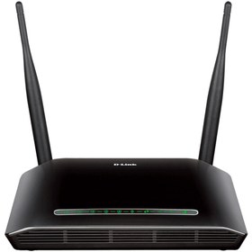 تصویر مودم D-link 2750u Wireless N 300 ADSL2+ Modem Router - مشکی 