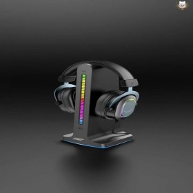 تصویر پایه هدفون دینامیک پرودو Porodo dynamic sound lighting headphone stand pdx528 
