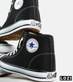 تصویر آل استار ساقدار - مشکی کفش کانورس 1970 ساقدار سبز