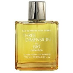 تصویر ادوپرفیوم ریو کالکشن تری دیمنشن مردانه حجم 100 میلی لیتر Rio Collection Three Dimension Eau De Perfume for men 100ml