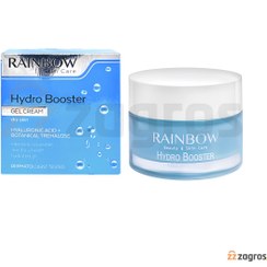 تصویر ژل کرم آبرسان پوست خشک هیدرو بوستر رینبو 50 میل Hydro booster rainbow dry skin moisturizing cream gel 50 ml