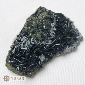 تصویر سنگ راف اپیدوت کلکسیونی طبیعی 95 گرم 