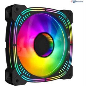 تصویر فن کیس مدل DF120251 Black ARGB DF120251 Black ARGB White Case Fan