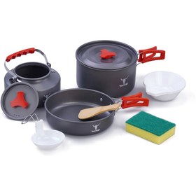 تصویر ست ظروف کمپینگ ۳ تکه کله گاوی مدل SPICE 2 PEKYNEW COOKING SET Spice2 