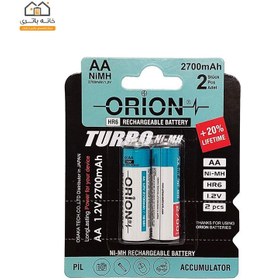 تصویر باطری شارژی قلمی اریونORION 2700mah1.2AA 