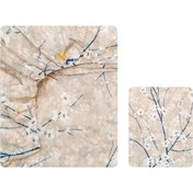 تصویر سرویس ملحفه آدنو مدل گندم کد CH131 یک‌نفره 2تکه 