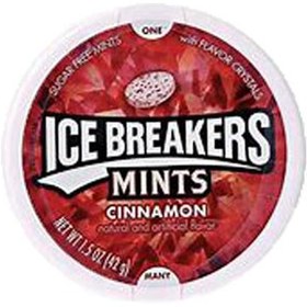 تصویر خوشبو کننده دهان بدون قند آیس بریکرز با طعم دارچین ice breakers خوشبوکننده دهان آیس بریکرز