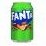 تصویر نوشابه قوطی اورجینال فانتا Fanta مدل exotic حجم 330 میل 