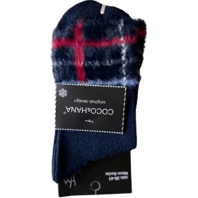 تصویر جوراب موهر سورمه ای SR100 