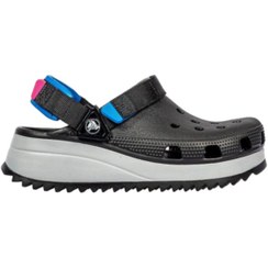 تصویر صندل زنانه کراکس هایکر مشکی آبی 