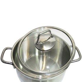 تصویر قابلمه استیل سوفرام ترکیه مدل سافت سایز 36 Sofram Turkey Steel Pot Soft Model Size 36