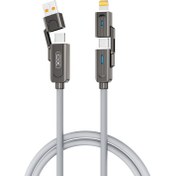 تصویر کابل تبدیل USB به USB-C / لایتنینگ به USB-C ایکس او مدل XO-NB275 Conversion cable USB / USB-C to 60w Lightning / USB-C XO model NB275