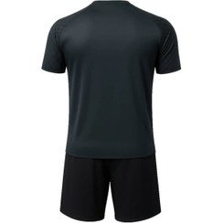 تصویر ست تیشرت و شورت طرح ووشو رنگ مشکی کد 364 