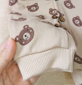 تصویر سرهمی نوزادی کبریتی طرح خرس سایز ۱ تا ۳ 