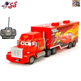 تریلی کنترلی مک کویین اسباب بازی بزرگ MACK TRANSPORTER 757