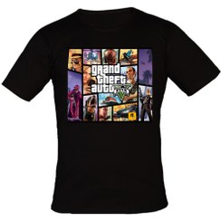 تصویر تیشرت جی تی ای مدل 5 