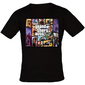 تصویر تیشرت جی تی ای مدل 5 