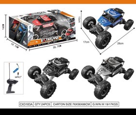 تصویر ماشین کنترلی آفرود شارژی دسته تفنگی 3183 MONSTER CLIMBING RC CAR TOY ITEM NO _ 3183