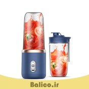 تصویر مخلوط کن شارژی قابل حمل مدل SMALL PORTABLE JUICER دو کاپ با ظرفیت 400 میلی لیتر 