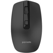 تصویر ماوس وایرلس پرودو مدل {PD-WBRM16-BK} Porodo 2.4G DPI 1600 Mouse Porodo 1600 DPI Wireless Mouse