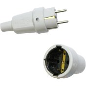 تصویر دوشاخه برق صنعتی پارت الکتریک مدل 972 با ۱ عدد پریز 