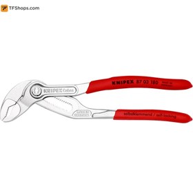 تصویر انبر کلاغی کبری کنیپکس مدل 8703180 سایز 180 میلی متر Cobra® High-Tech Water Pump Pliers