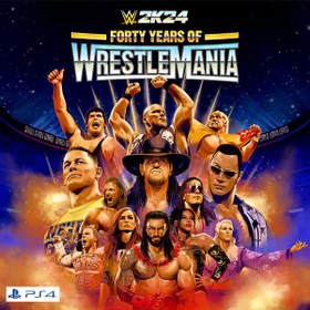 تصویر اکانت بازی WWE 2K24 40 Years of WrestleMania Edition برای PS4 