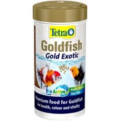 تصویر غذای ماهی، تترا فین گلد اگزوتیک ۲۵۰ میل، آلمانی، آکواریوم آرام Tetra fin gold exotic