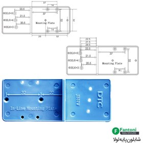 تصویر شابلون لولا فانتونی fantoni کد F-0A-301-01 