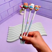 تصویر مداد سیاه همراه با سر مدادی - 1 