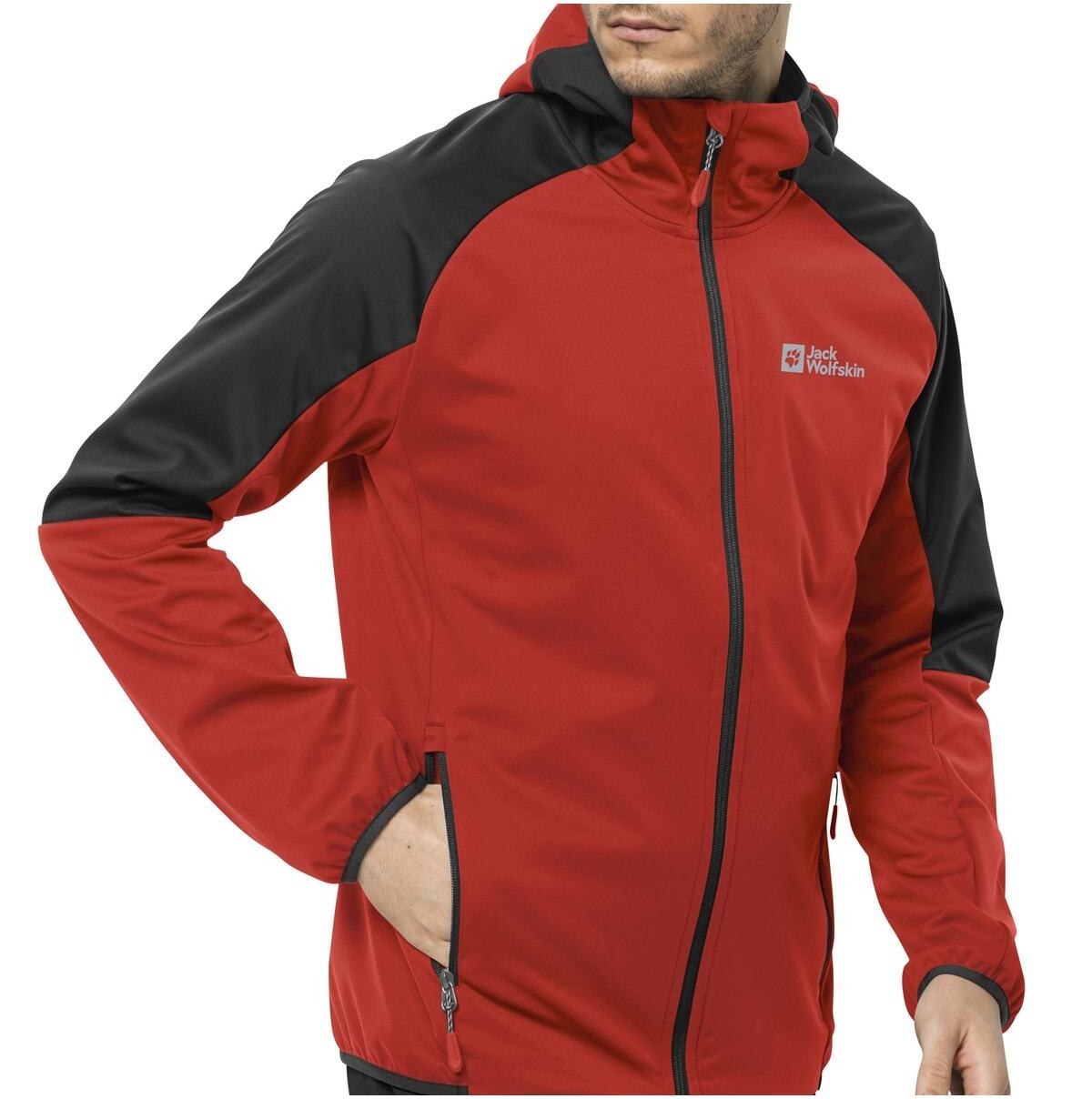 Jack wolfskin red outlet jacket