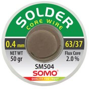 تصویر سیم لحیم سومو 0.4 میلیمتر 50 گرم مدل SOMO SM504 