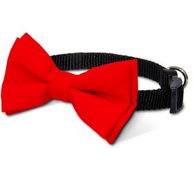 تصویر قلاده پاپیون گربه نیناپت مدل مورب Ninapet Bow Tie For