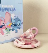 تصویر ست غذاخوری تکنفره خال خالی دیزنی طرح استیچ کد003308 