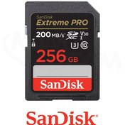 تصویر کارت حافظه SD سندیسک 256 گیگ EXtremePro – 200m/s SanDisk 256GB Extreme PRO UHS-I SDXC Memory Card