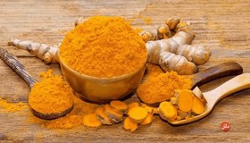 تصویر زردچوبه طبیعی خالص 40 گرمی سامان (بسته 30 عددی) Pure Natural Turmeric with Unique Flavor