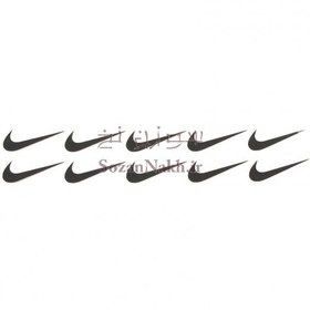 تصویر برچسب اتویی مینی _ تیک نایک Nike_ کد 164 